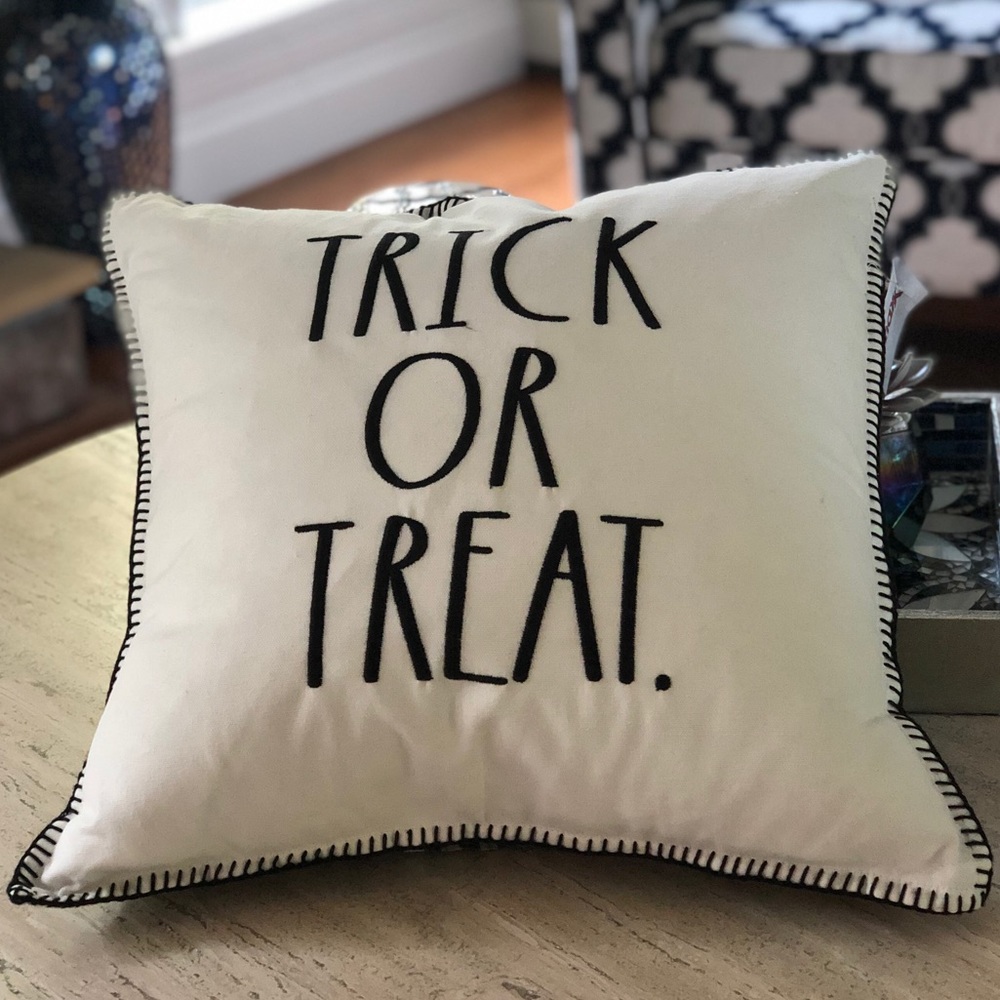 Rae Dunn Trick or Treat pillow